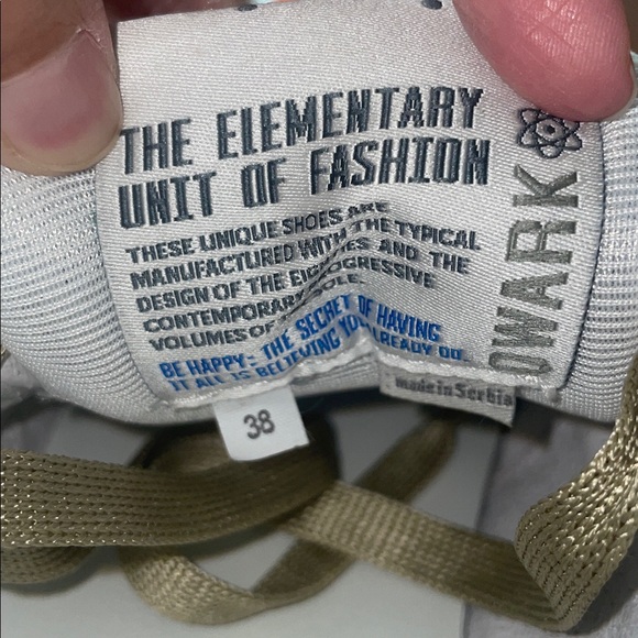 VOILE BLANCHE QWARK HYPE WOMAN
Suede Technical Fabric Sneaker White-Platinum - Picture 13 of 16